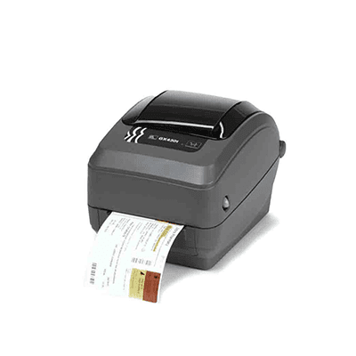 طابعة باركود موديل GX430T من زيبرا شبكة ويو اس بي 305 DPI