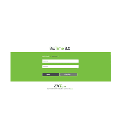 برنامج الحضور والانصراف ZKTECO BioTime 8.0